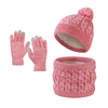 Winter Children Hat Neckwarmer Glove Set