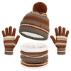 Brown Children Knit Three Piece Set