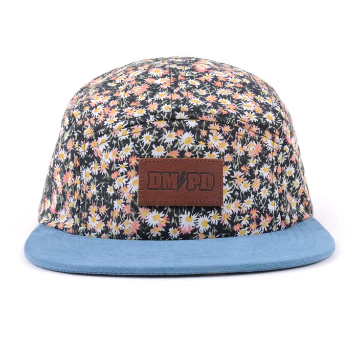 5 panel snapback hat