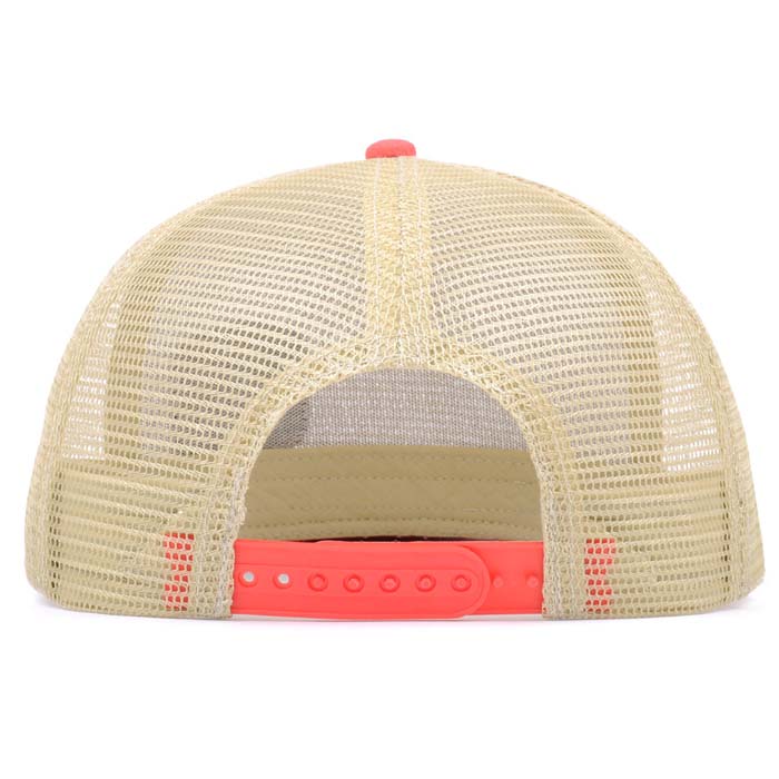 Flat brim Trucker mesh cap