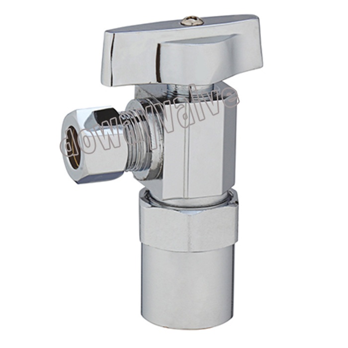 Soupape d'arr&ecirc;t d'angle en laiton sans plomb d'approbation de 125 psi