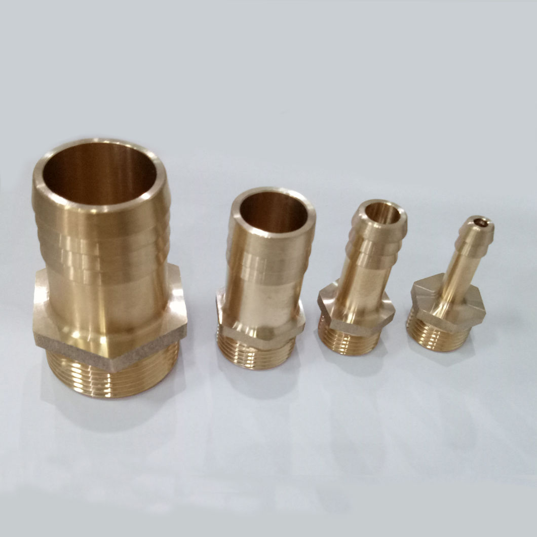 Accouplement de tuyau droit en laiton poli