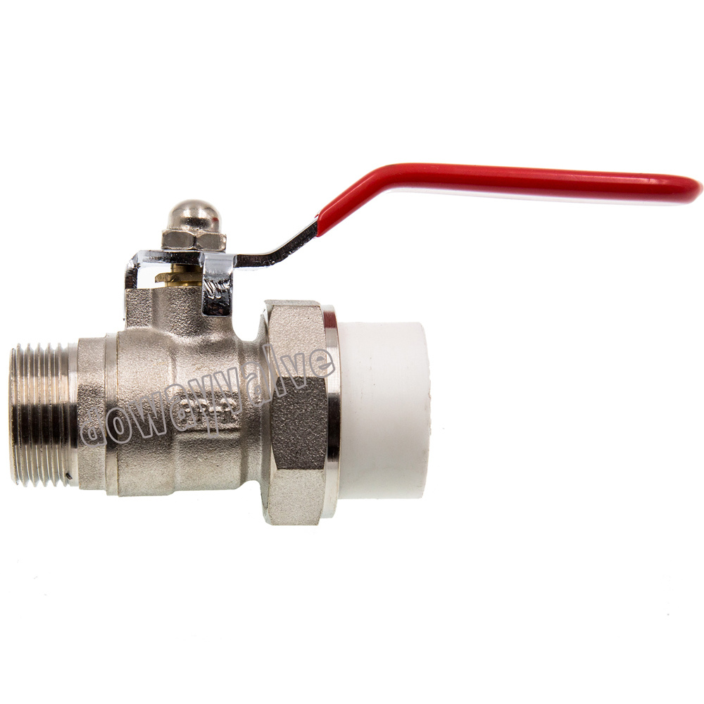 Robinet &agrave; bille en laiton forg&eacute; de 4 pouces