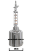 Crystal Distiller 26 Gallon 4" Diameter 4 Sections Home Brewing Equipment