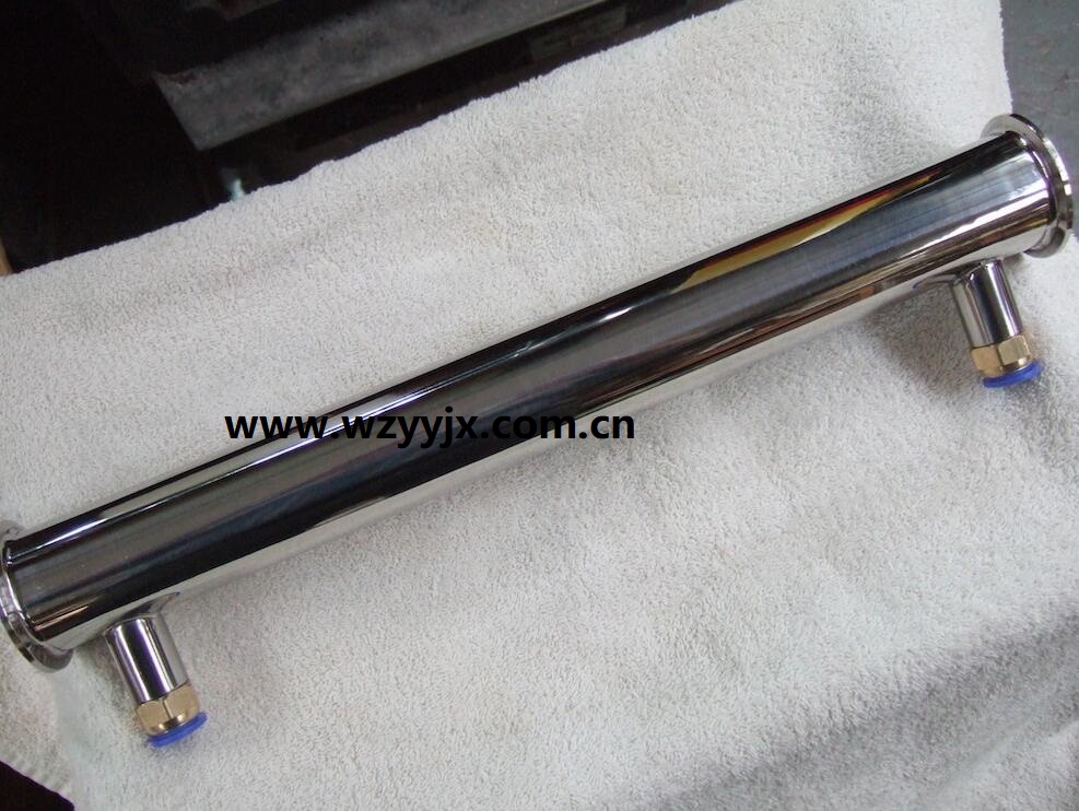 Stainless Steel Sanitary Dephlegmator Condenser For Extractor Parts