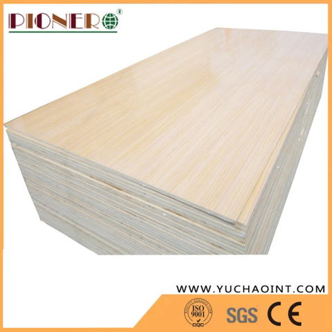 Decoration Usage Wood Grain Melamine Laminated Plywood