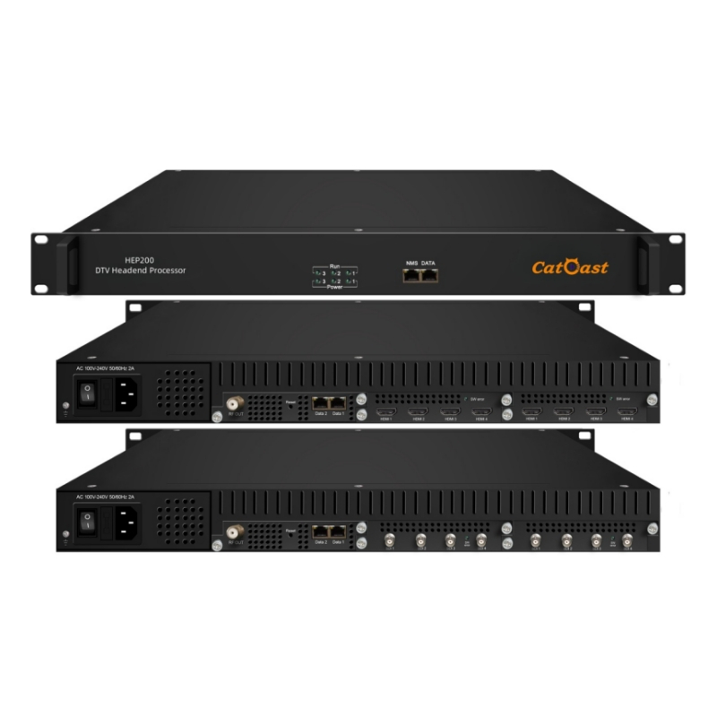 HEP200 4×SDI/HDMI To RF Encoder Modulator DVB-C/DVB-T/ATSC/ISDB-T RF Output