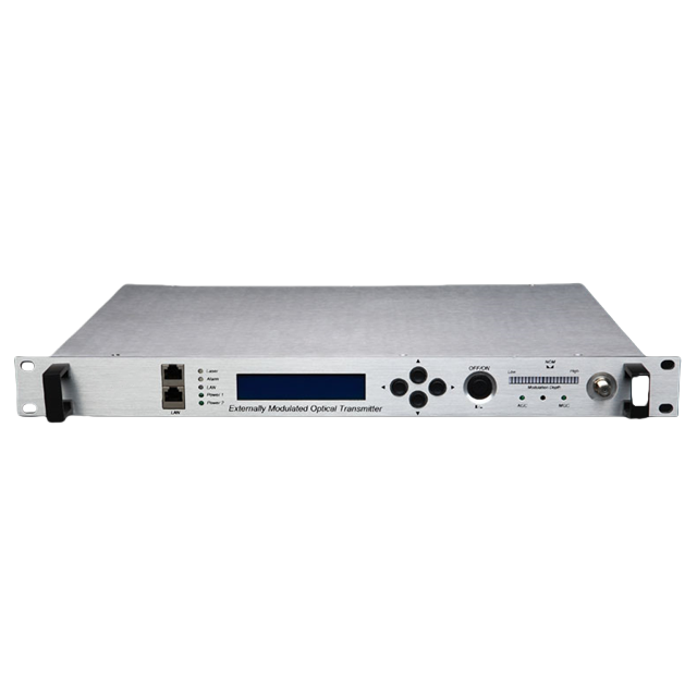 RFTV Network System FTTH GPON Solution CATV 1550nm External Modulation Fiber Optical Transmitter