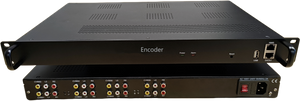 HPR8401S 8 in 1 CVBS To IP MPEG2 SD Encoder