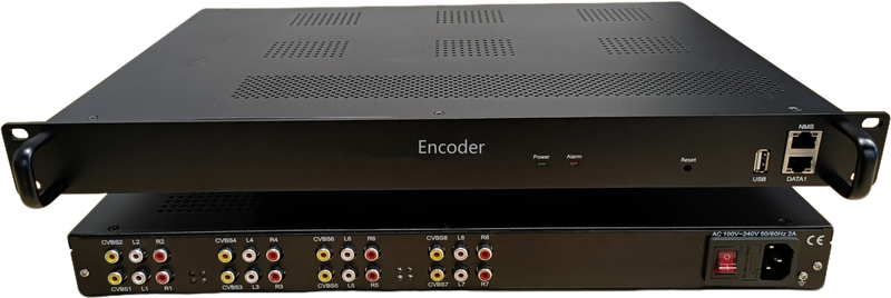 HPR8401S 8 in 1 CVBS To IP MPEG2 SD Encoder