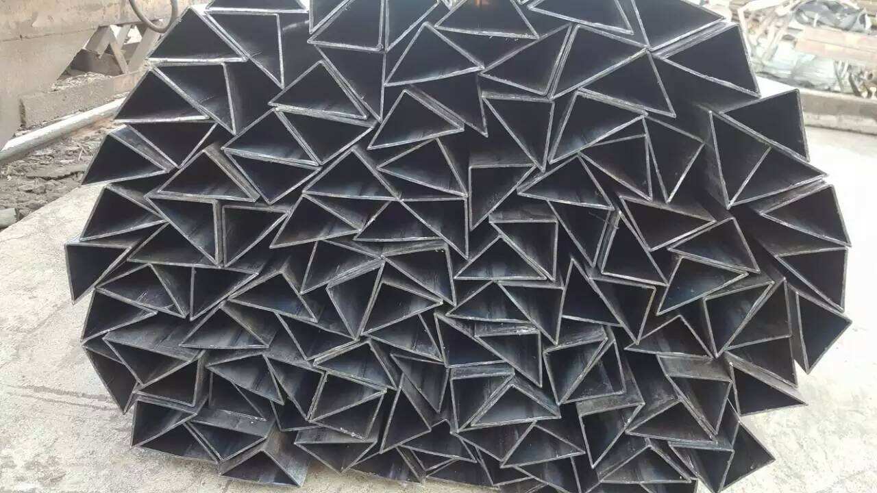 triangle shape steel tube