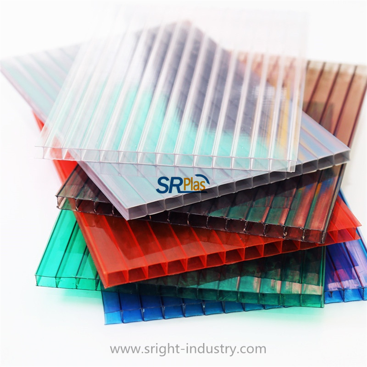 10 Years Warranty Factory High Quality Cellular Polycarbonate Sheets Polycarbonate Hollow Sheets