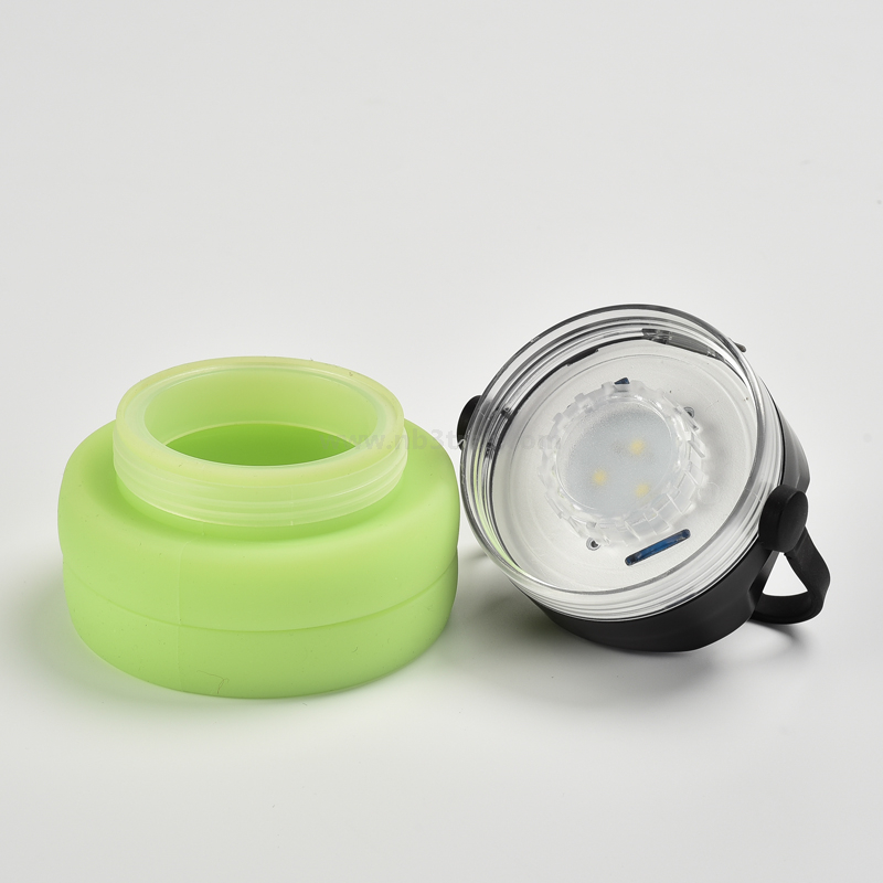 Solar Rechargeable Collapsible LED Camping Lantern with Bottle, Power Bank Function