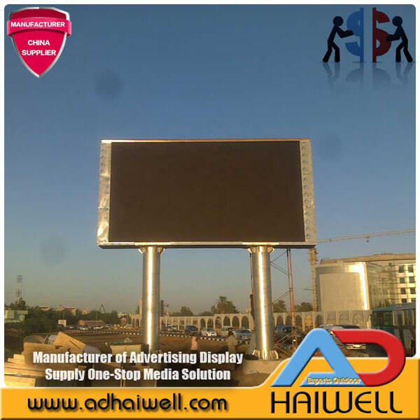 Bildschirm-Anzeigen-Werbungs-Anschlagtafel-Struktur 10mx5m . SMD LED im Freien