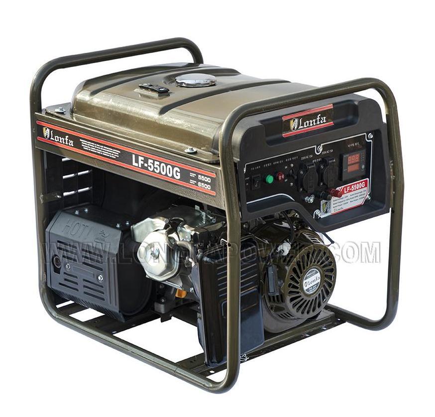 Hondatype Portable 5.5kw 220V/60Hz 14HP 420cc Gasoline Petrol Generator for Korean Troops