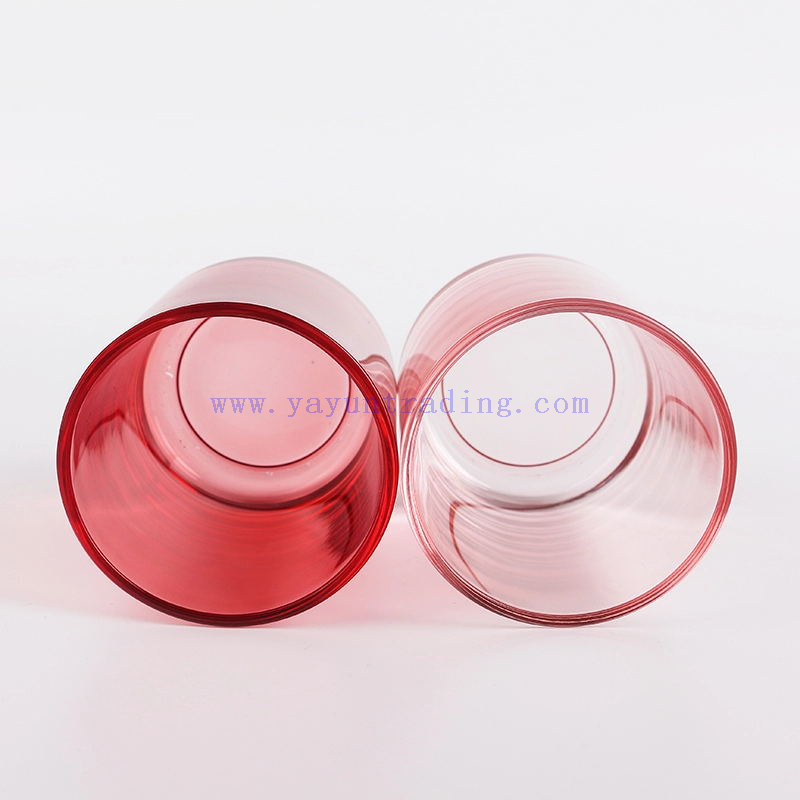 wholesale translucent cobalt blue color glass candle jar/ holder/tumbler for Christmas