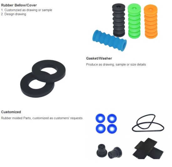 Custom Special Colorful OEM Auto Rubber and Silicone Molded Parts