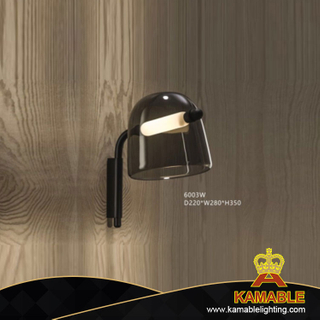 Простой стеклянный настенный светильник для установки внутри помещений (KA6003W)