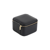 Square Small Jewelry Box, Travel Mini Organizer Portable Display Storage Case for Rings Earrings Necklace,Gifts for Girls Women