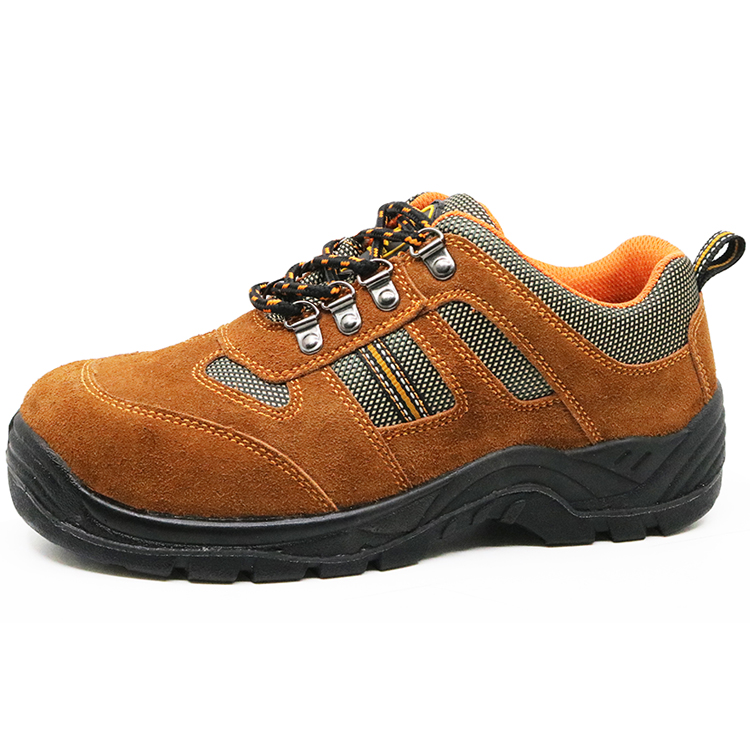SD5003 oil resistant suede leather cheap safety work shoes