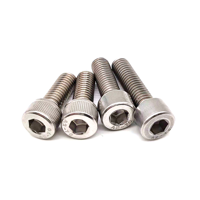 Acier inoxydable 304 316 DIN912 Boulons à tête cylindrique Allen Boulons à tête cylindrique à six pans creux