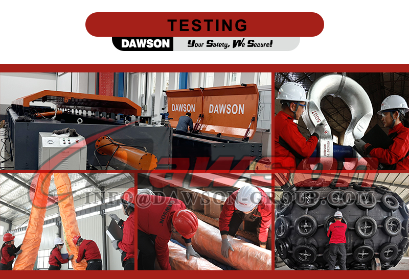 Pruebas DAWSON - QingDao Lifting Rigging Dawson Group Ltd. - Fabricante, proveedor y f&aacute;brica de China