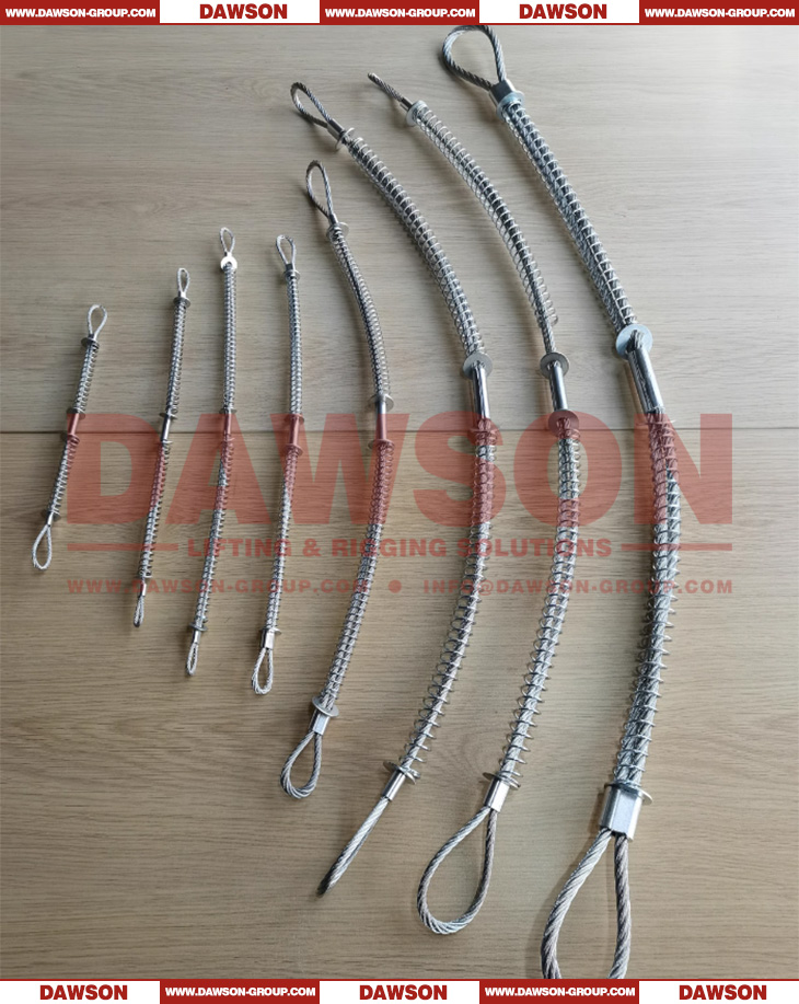 DAWSON Cable de seguridad Whipcheck de acero inoxidable o acero al carbono galvanizado resistente a la corrosi&oacute;n y al &oacute;xido Cable de control de l&aacute;tigo de manguera a manguera - Dawson Group Ltd. - Fabricante de China