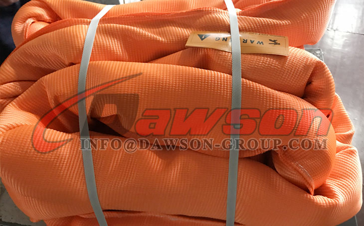 Eslinga redonda de 30T de servicio pesado, eslingas redondas de poli&eacute;ster de 30000 KG - Dawson Group Ltd. - Fabricante, proveedor de China