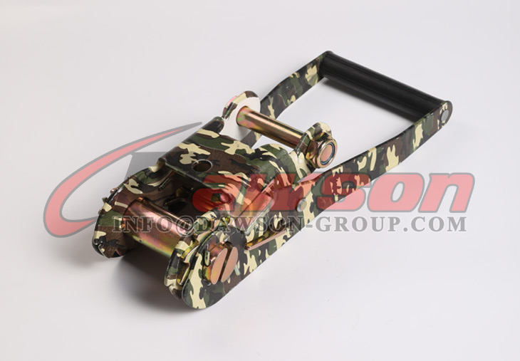 50MM 5T 軍事迷彩ヘビーデューティラチェットバックル、貨物ラッシングストラップ用 - Dawson Group Ltd. - 中国メーカー、工場