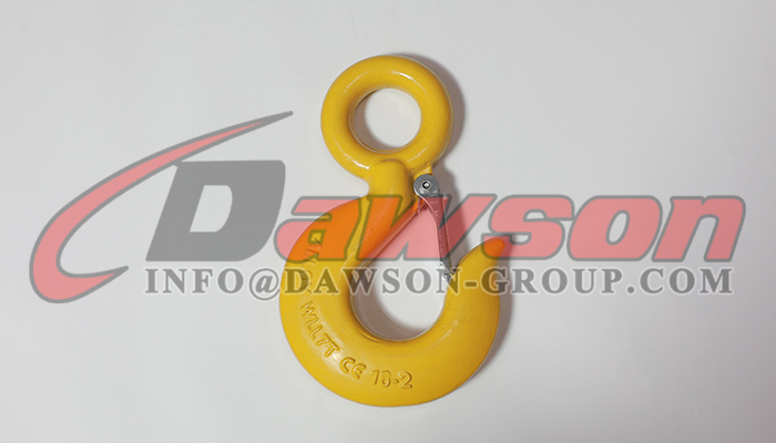 Gancho de eslinga con ojo G80 con pestillo para cadena de elevaci&oacute;n - Dawson Group Ltd. - Fabricante, proveedor de China