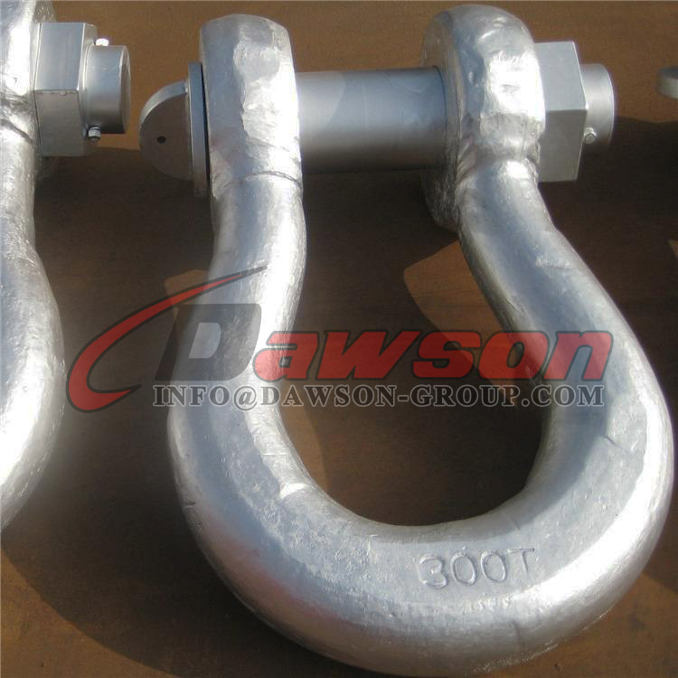 Grillete WLL grande con secci&oacute;n transversal circular, grillete de cuerpo redondo tipo perno de servicio pesado - Dawson Group Ltd. - Fabricante, proveedor de China