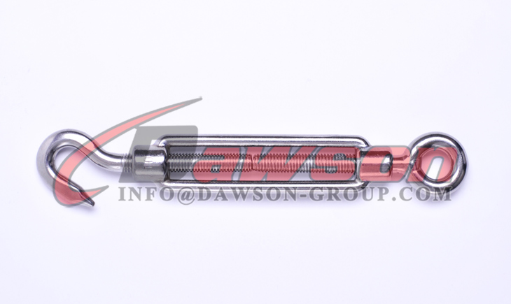 Tensor AISI316 DIN1480 con ojo y gancho, acero inoxidable 304 - Dawson Group Ltd. - Proveedor de China