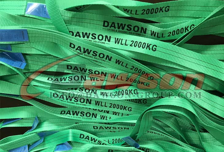 Eslingas de correas de poli&eacute;ster de tipo sin fin WLL 2000 KG EN 1492-1 - Dawson Group Ltd. - Fabricante, proveedor y f&aacute;brica de China