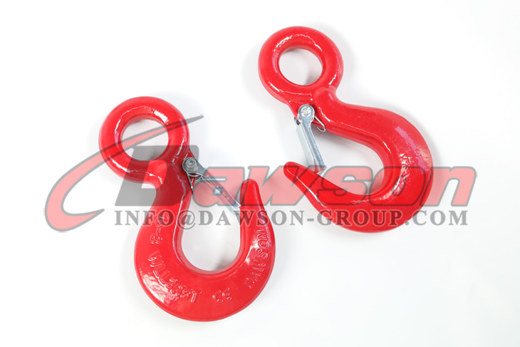 DS039 G80 Gancho para cabestrillo con pestillo para cadena de elevaci&oacute;n - Dawson Group Ltd. - F&aacute;brica de China, fabricante