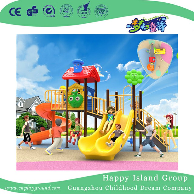 Lustiger Kinderspielplatz im Freien für Kindergarten (BBE-B6)
