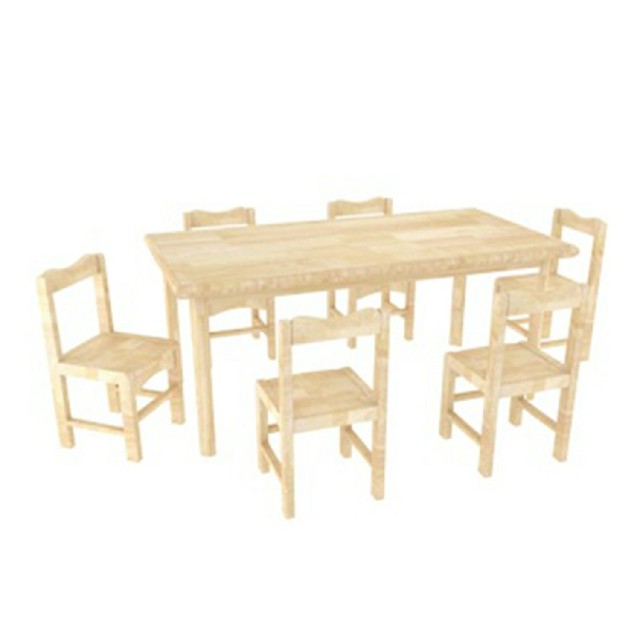 幼儿园小型多层板儿童方桌(19A4401)