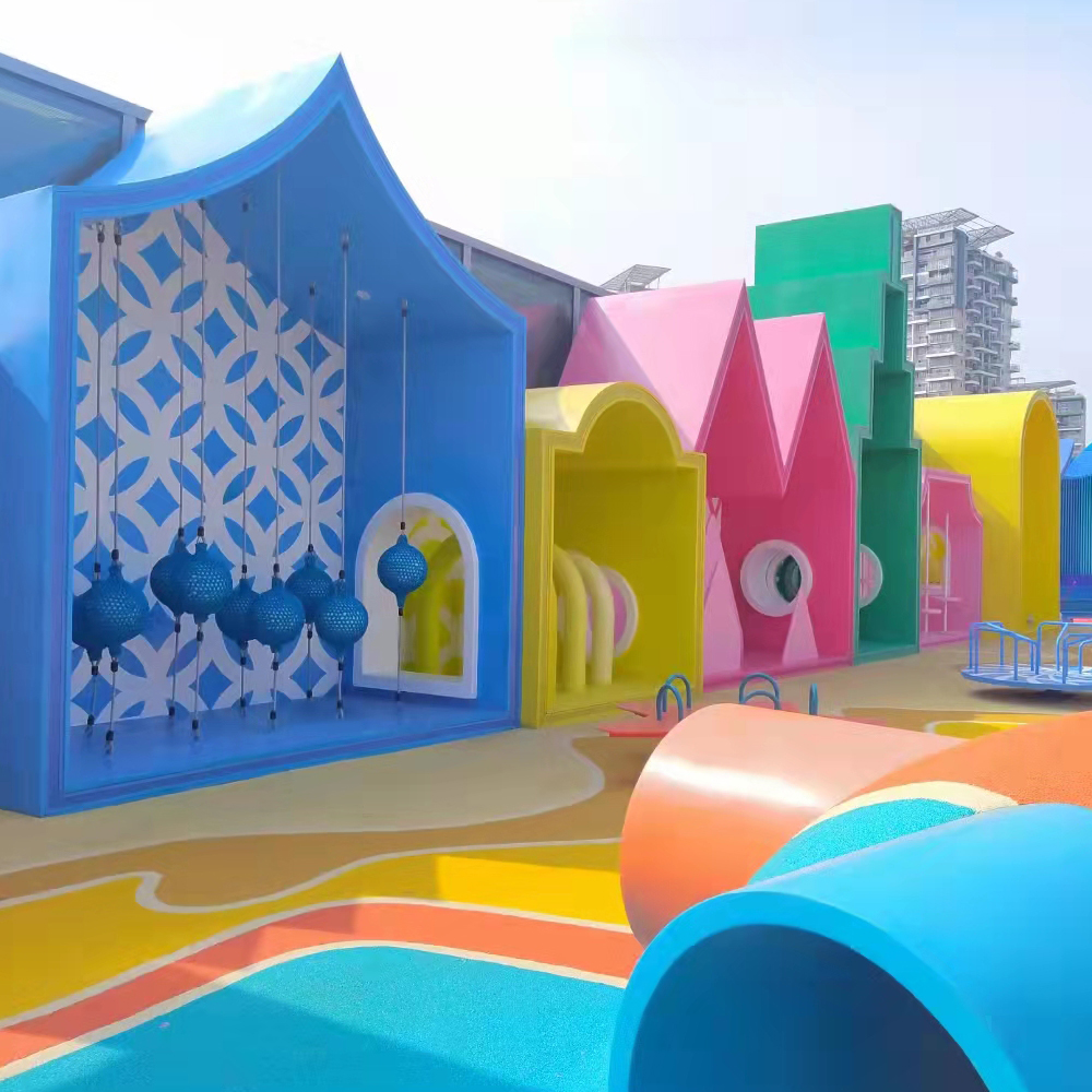 Octopus-Spielplatz im Freien Octopus Beach Town