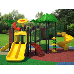Lieblingsspielplatz für Kinder mit natürlichen Baumblumen-Lotus-Holzpfählen und Vogel in Kinderspielen HKDLS4302