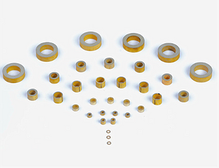 Tubo de cerámica piezo de chapado de oro para transductor de medida de torsión