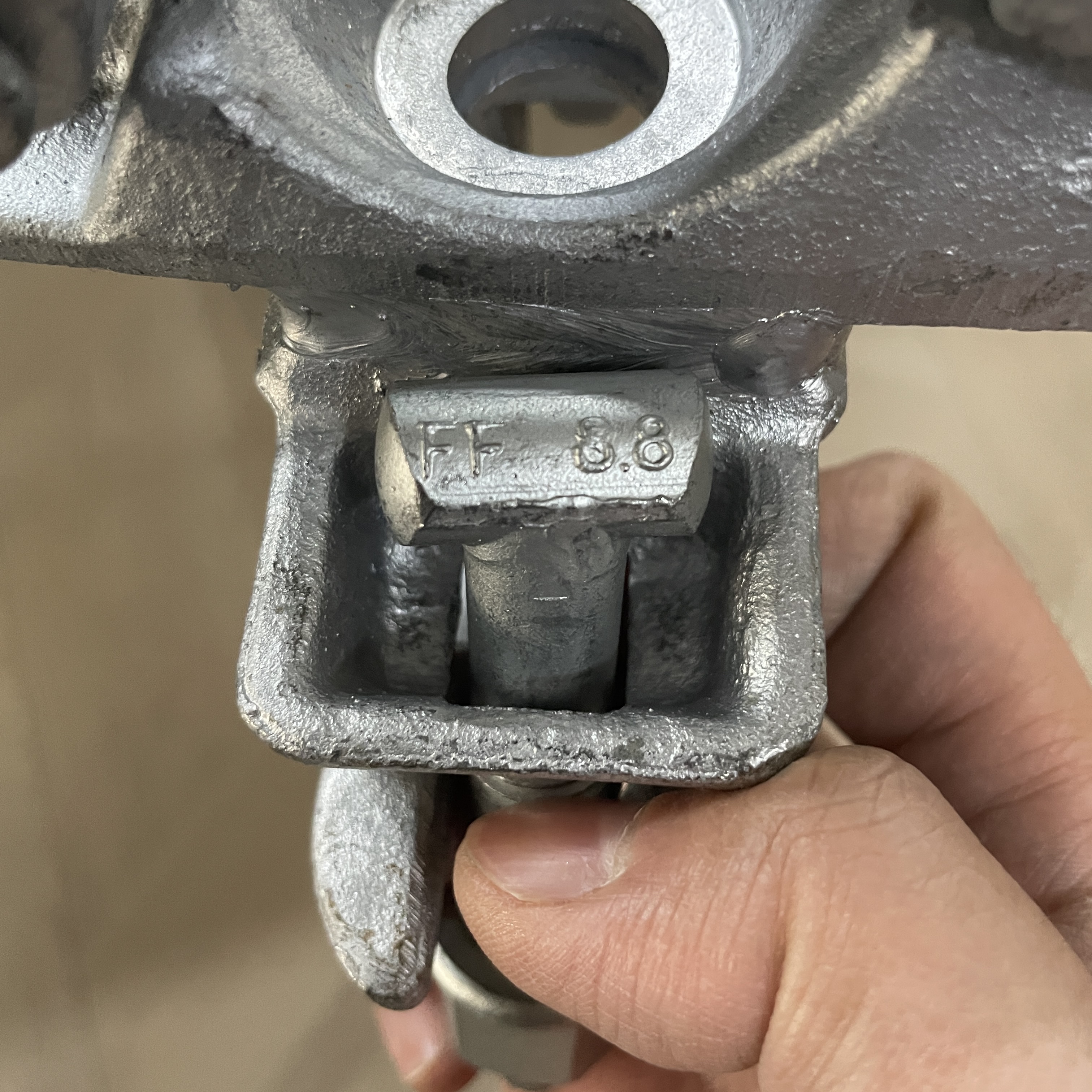 Abrazadera de andamio de forma especial de doble acoplador 60 X 60