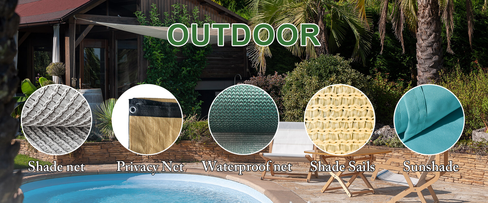 outdoor shade net