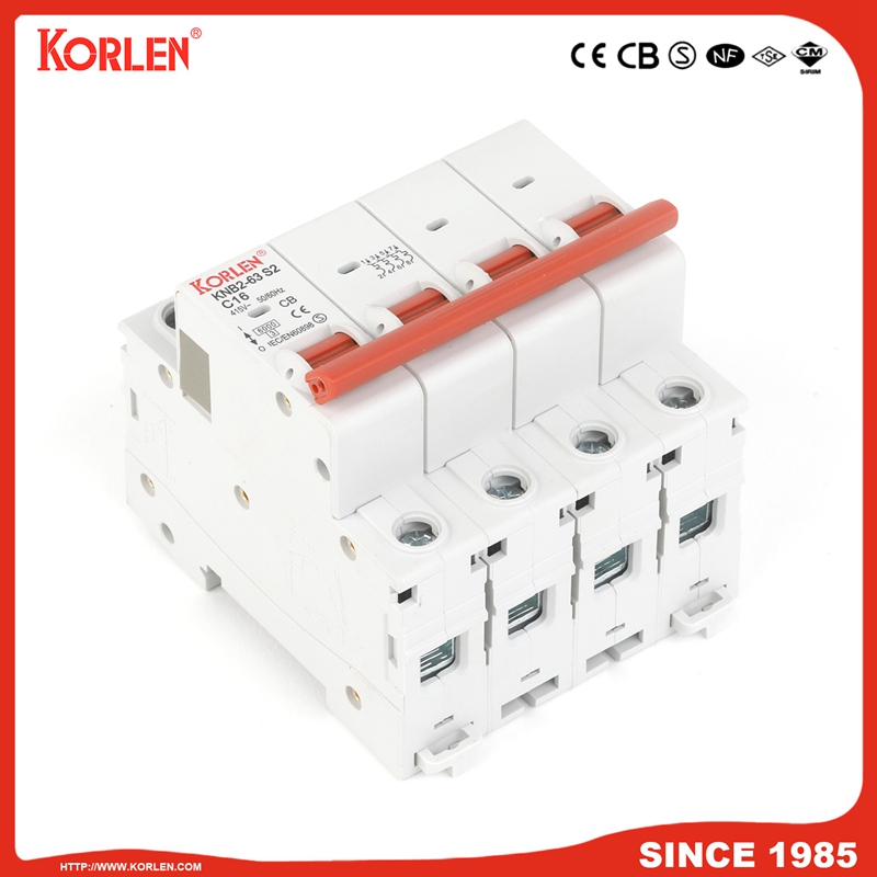 KNB2-63-S2 Miniature Circuit Breaker 3P,4P