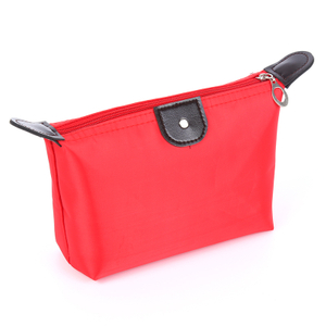 Factory Custom Premium Digital Printing Cosmetics Makeup Pink PU Travel Toiletry Women′s Cosmetic Bag