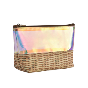 Clear Translucent PVC Plastic Zippered Cosmetic Toiletry Bag PVC Cosmetic Zipper Bag