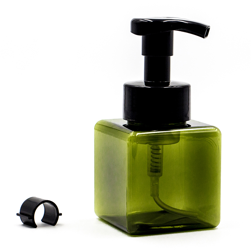 250ml Square PET Bottle with Foam Pump for Hand Sanitizer