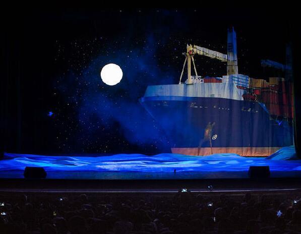 RGBW 400W llev�� la luz del punto del perfil para la demostraci��n de la etapa