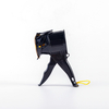 Design Just 4 Inches / 0.65 lbs Anti Drip Extreme Lightweight ABS Frame Black Plastic Caulking Gun