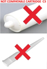 Extra Long C4 380 Ml and 350 Ml Cartridge Nozzle Long Reach Caulk Nozzle
