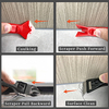 Silicone Caulk Removal Tool Kit Caulk Grout Remover Scraper(Stainless Steel Head) for Kitchen Bathroom Window