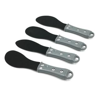 4pcs Grout Caulk Removal Tool Black Metal Blade Plastic Handle Sealant Scraper knife for Exterior/ Curtain Wall